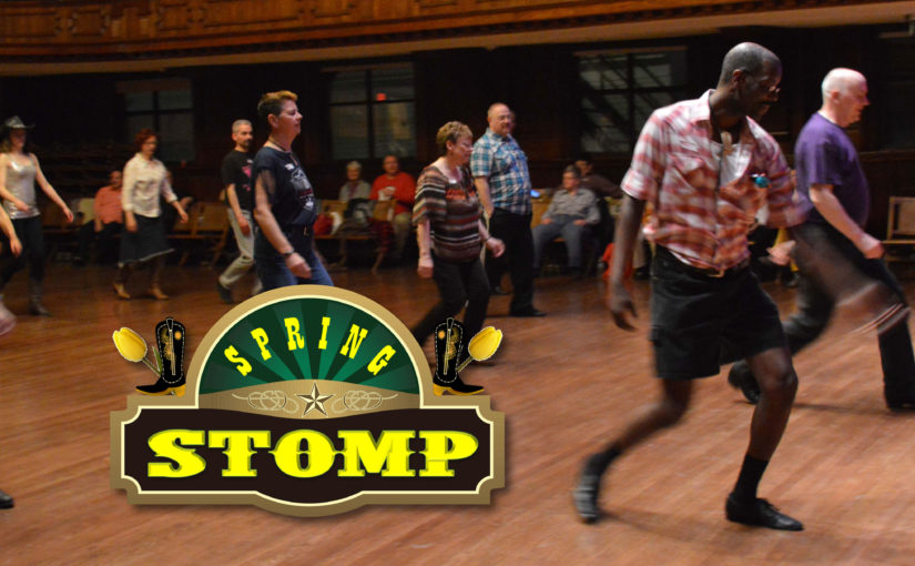 Line Dancing at GFP's Spring Stomp! A Hoedown in P-town